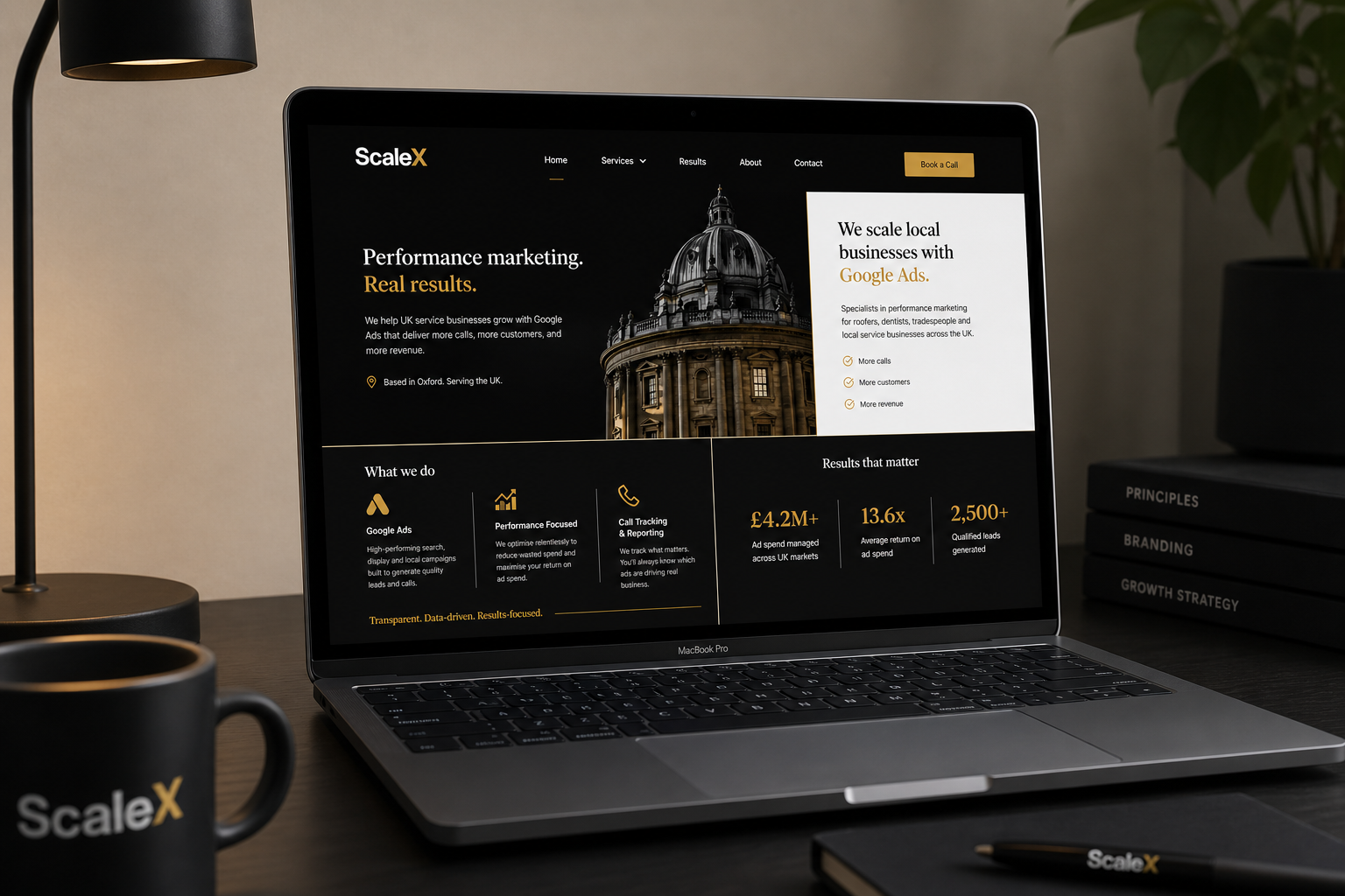 Sahil Shinde — ScaleX founder and lead strategist, Oxford-based performance marketing